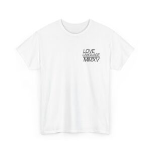 Essential Love Language Cotton Tee - Aspen White