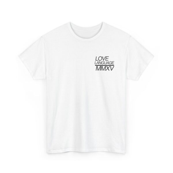 Essential Love Language Cotton Tee - Aspen White