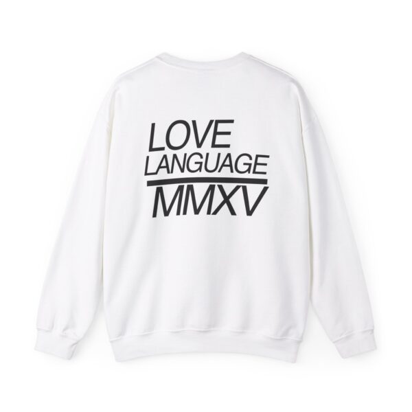 Heavy Blend MMXV Back Crewneck Sweatshirt - Aspen White