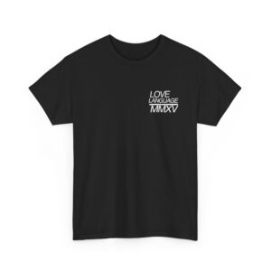Essential Love Language Cotton Tee - Deep Black